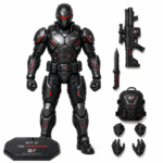 BTT-01 Vanguard Articulated Tactical Action Figure Set for Collectors and Kids